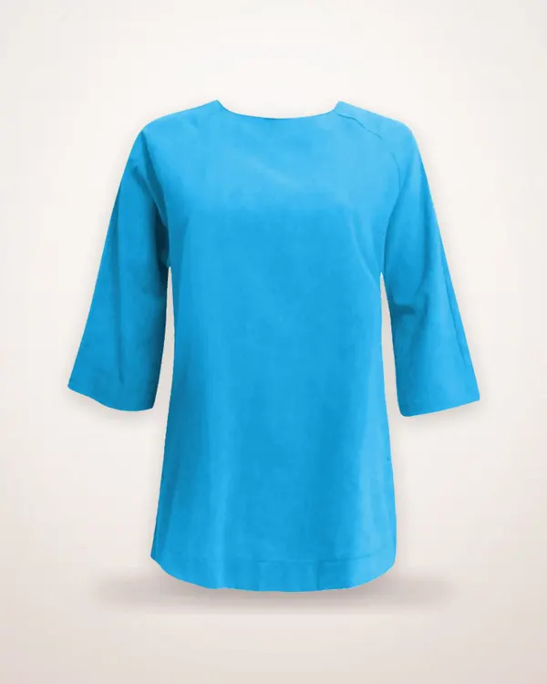 Relaxed Round-Neck Short-Sleeve Shirt