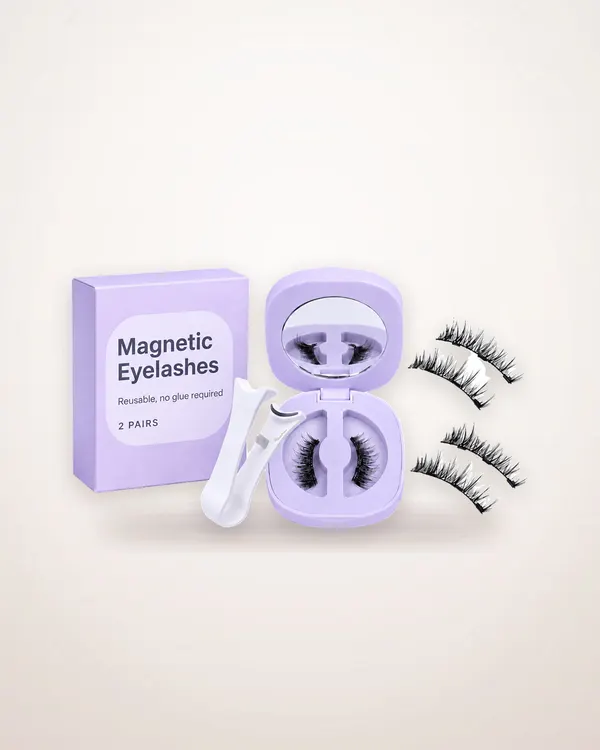 Magnetic False Eyelashes, Two Pairs