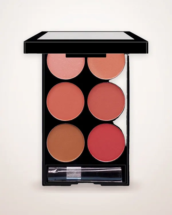 Six-Color Blush Palette