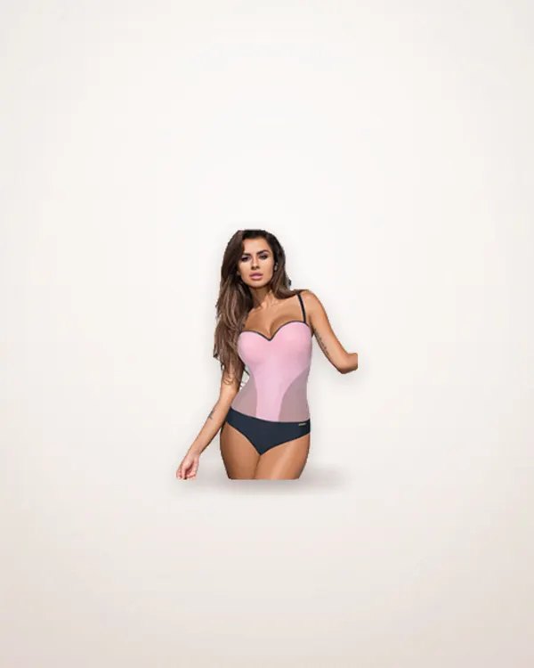 Deep V Backless One-Piece Swimsuit