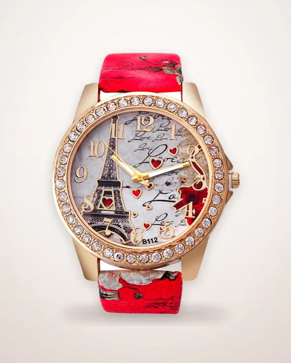 Eiffel Tower Dial Quartz Watch