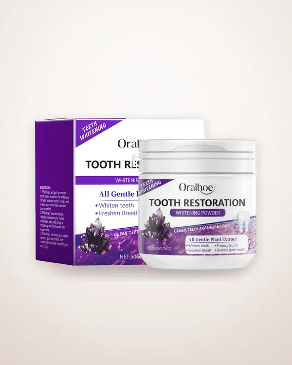 Purple Tooth Powder for Daily Oral Care