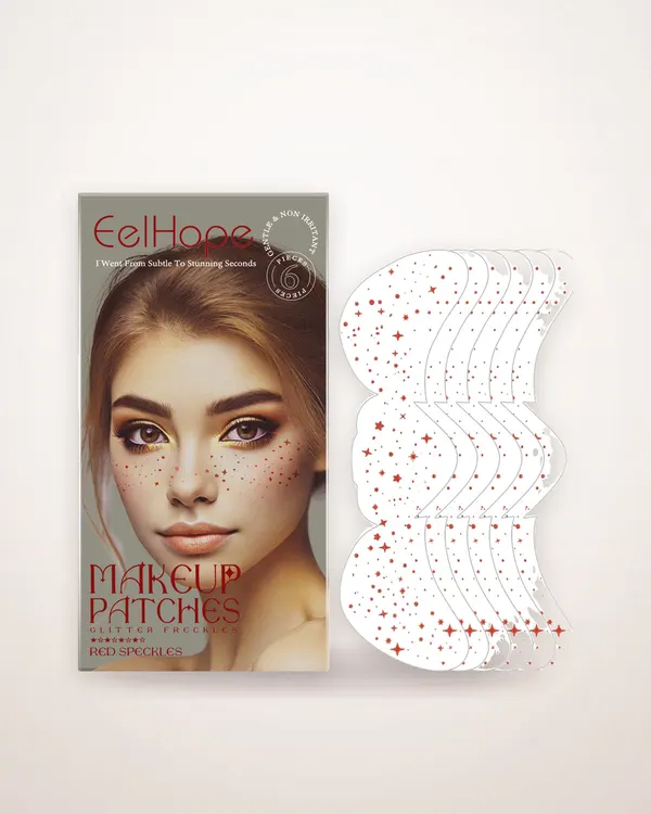Red Speckled Tattoo Stickers