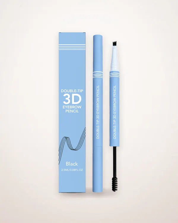 Dual-Ended 3D Eyebrow Pencil