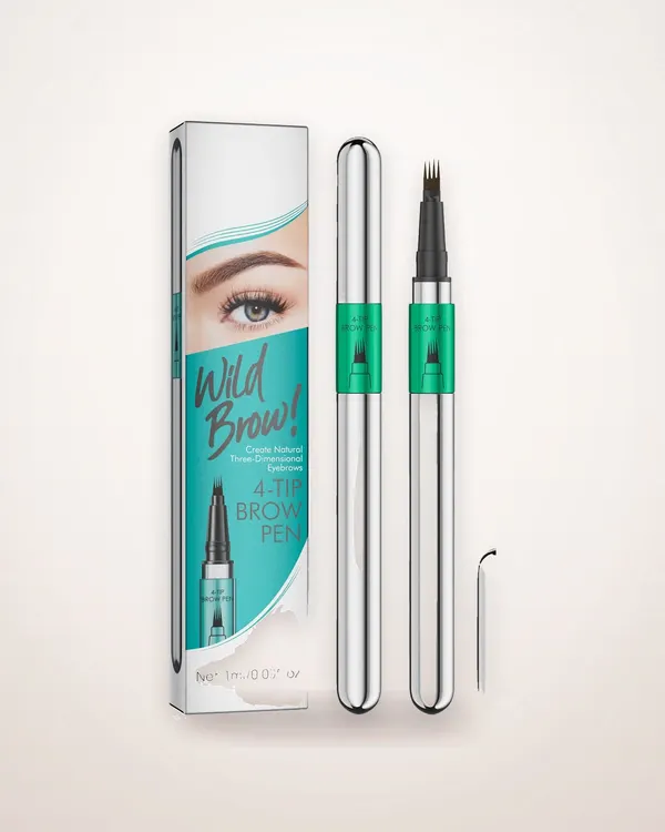 4-Fork Tip Waterproof Brow Pen