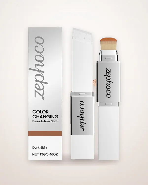 Natural-Finish Color-Changing Foundation Stick