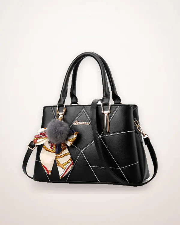 Geometric Print Square Shoulder Bag