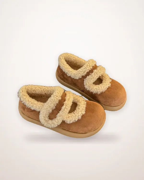 Suede Wool-Lined Snow Boots