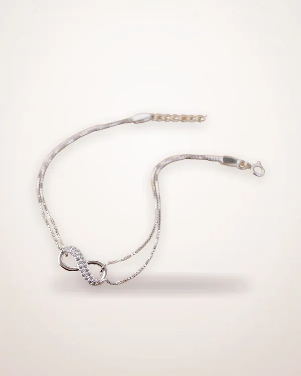 Infinite Silver Lucky Bracelet
