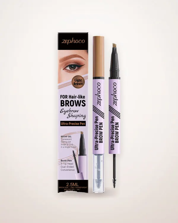 Waterproof 2-in-1 Brow Pencil, Light Brown
