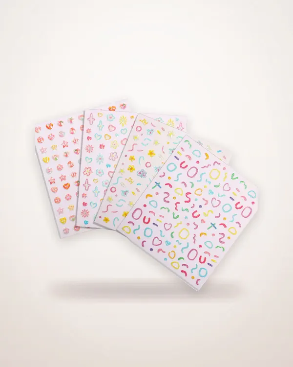 Embossed Glow-in-the-Dark Nail Stickers