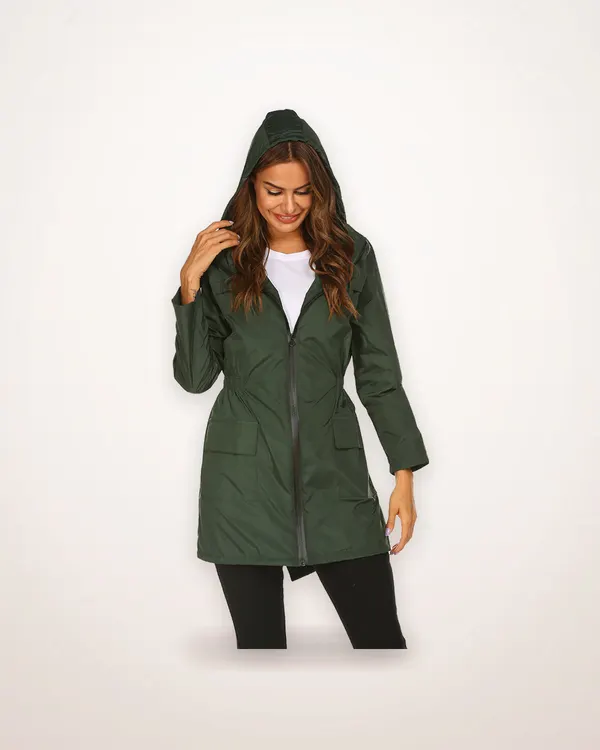 Waterproof Hooded Rain Jacket