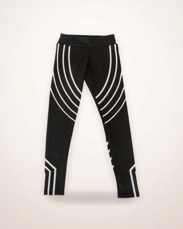 Reflective Stripe Yoga Leggings