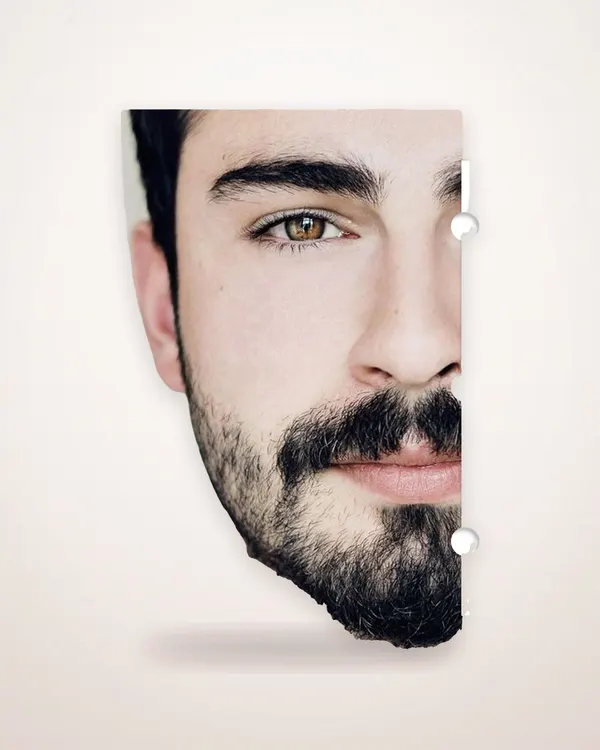 Beard and Eyebrow Dye in Black