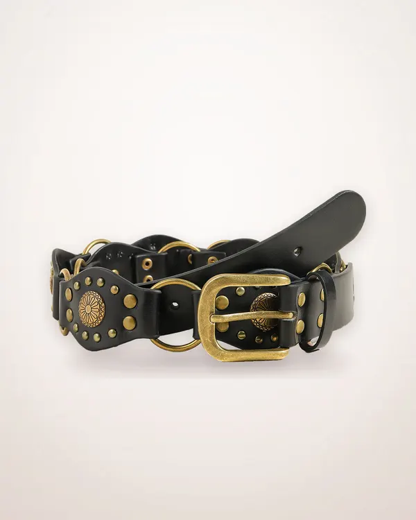 Riveted Metal Chain Belt