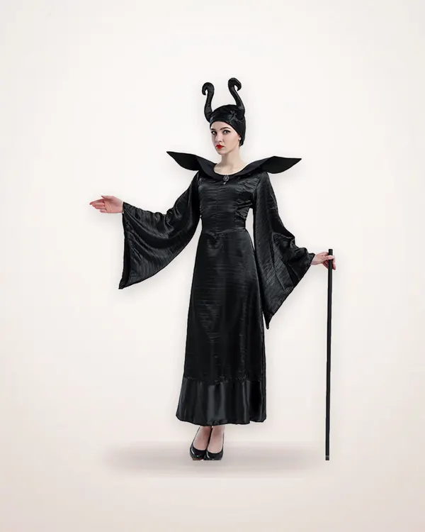Black Witch Halloween Jumpsuit Costume