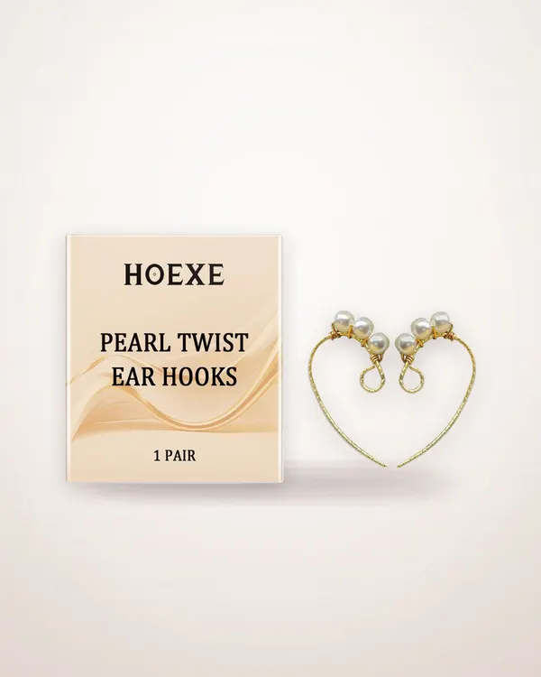 Twist Pearl Ear Hooks