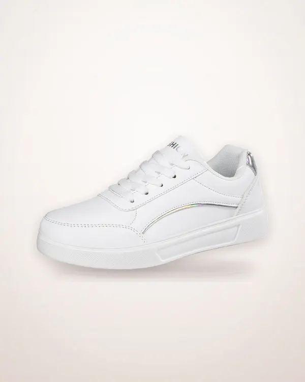Metallic Low-Top Running Sneakers