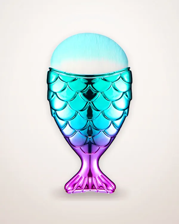 11-Piece Mermaid Handle Makeup Brush Set