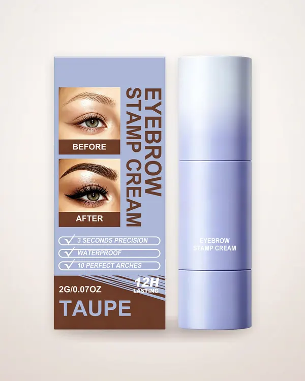 Long-Wear Eyebrow Cream, Grayish Brown