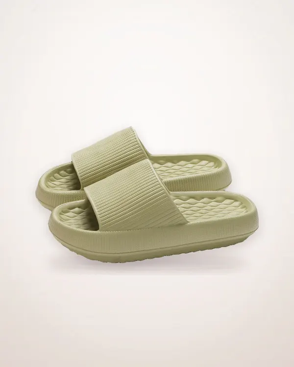 EVA Rhombus Stripe Flip Flops