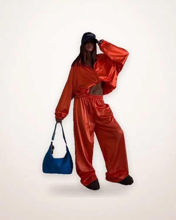 Relaxed Wide-Leg Trouser and Top Set