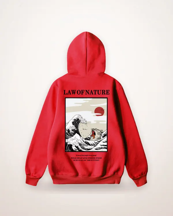 Street Retro Hooded Knit Sweater