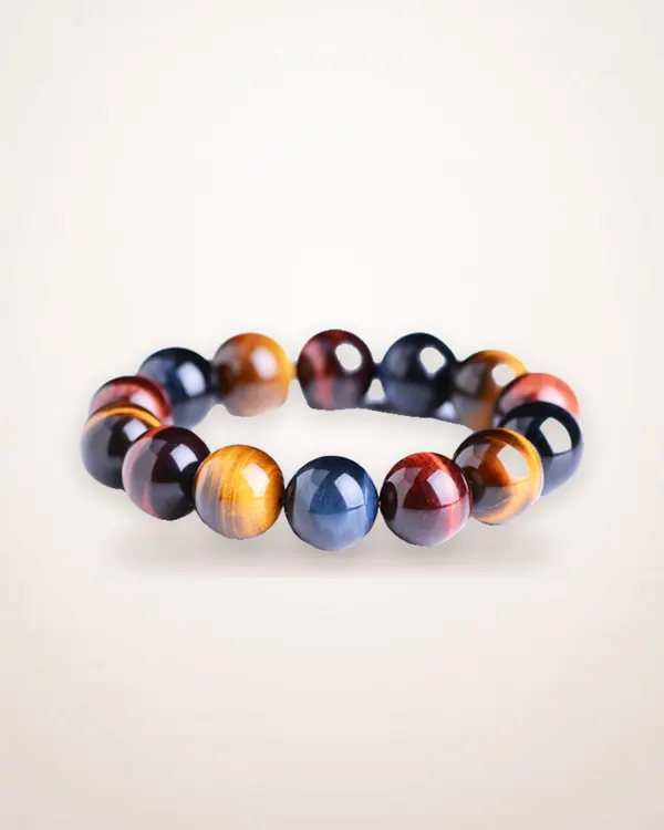 Tiger Eye Buddha Bead Bracelet