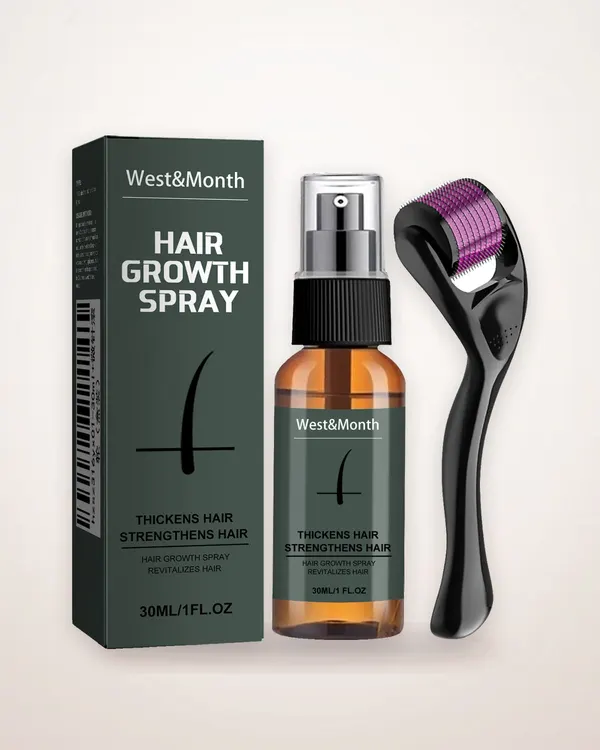 Beard Conditioning Spray and Derma Roller Set