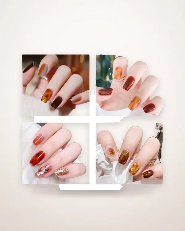 Amber Soak-Off UV Gel Nail Polish