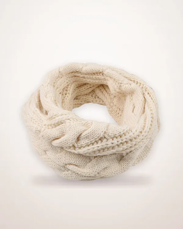 Jacquard Faux Fur Ring Scarf