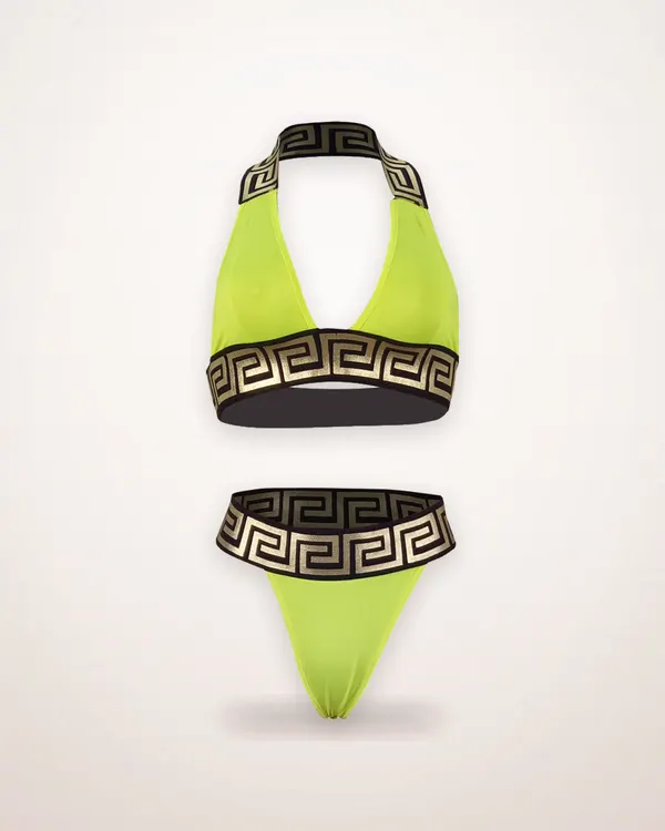 Printed Two-Piece Bikini Set