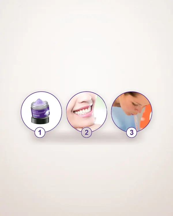 Purple Stain-Removing Tooth Powder