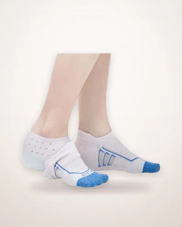 White Invisible Height Increase Socks