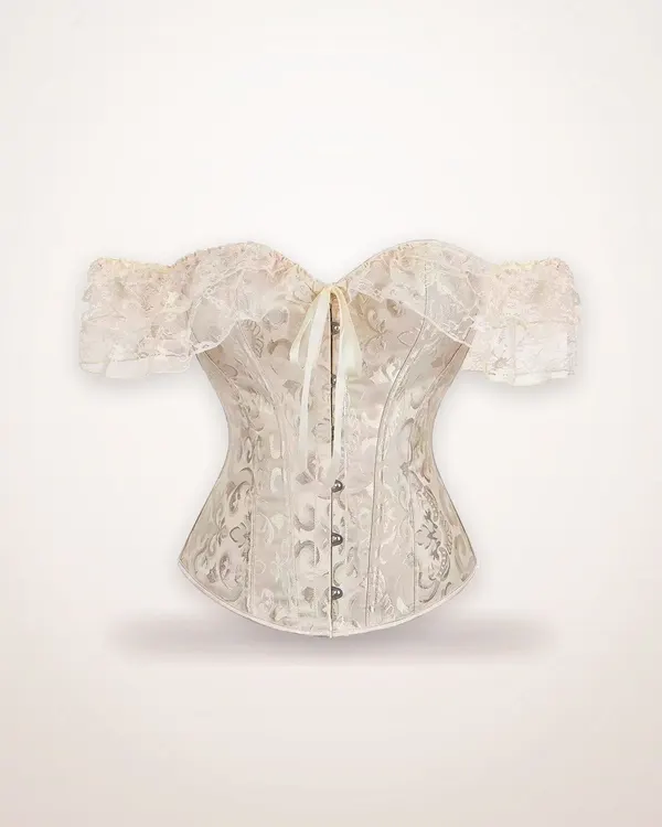 Lace Off-Shoulder Corset Dress