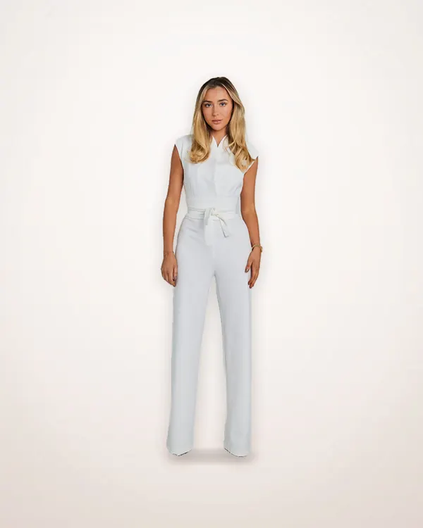 High-Waist Wide Leg Jumpsuit