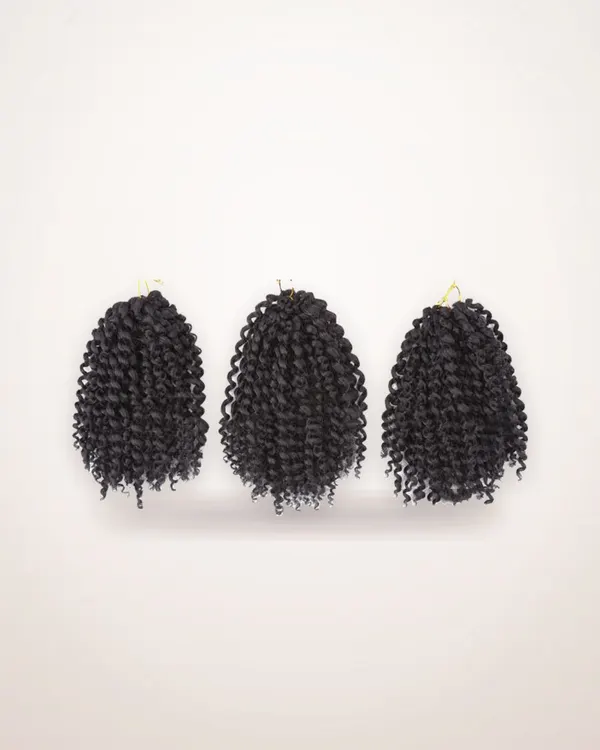 8-Inch Crochet Hair Extension Strips