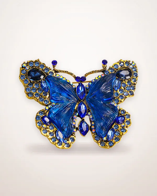 Vintage Butterfly Coat Brooch