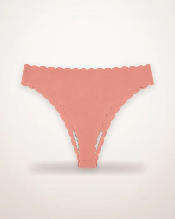 Wave Lace Low-Rise Thong