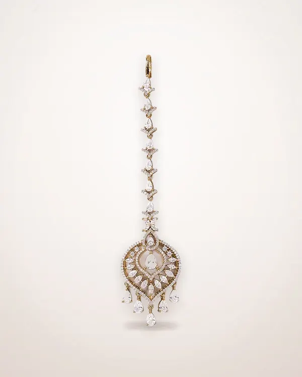 Teardrop Rhinestone Hair Clip