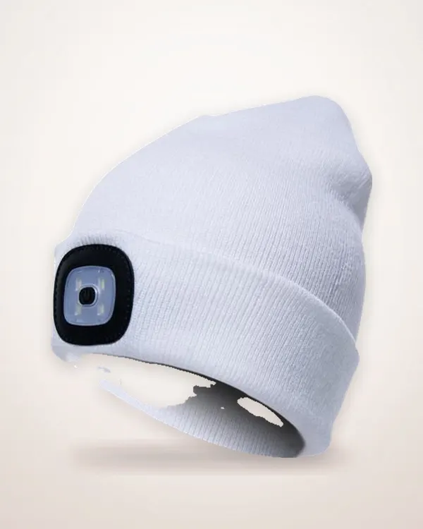 LED Knit Beanie with Light