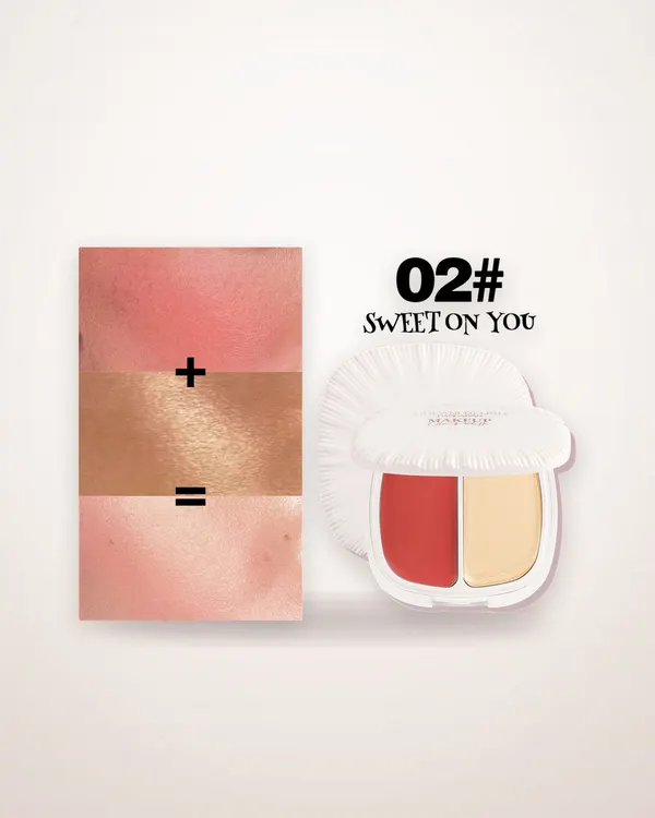 2-in-1 Blush & Highlighter Palette