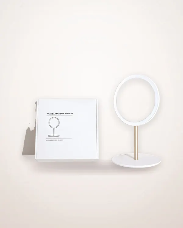 Rechargeable LED Folding Makeup Mirror