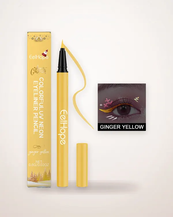 8-Shade Neon UV Liquid Eyeliner Set
