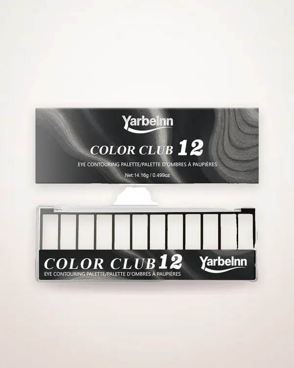 12-Shade Smoky Earth Eyeshadow Palette