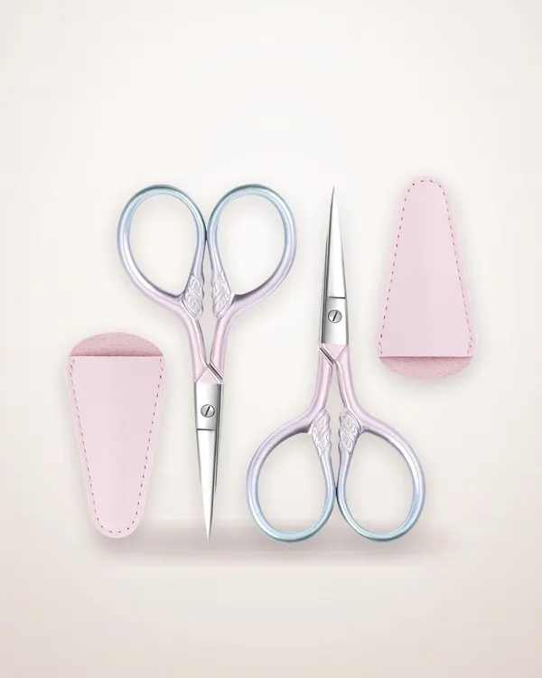 Fine-Tip Stainless Steel Brow Scissors