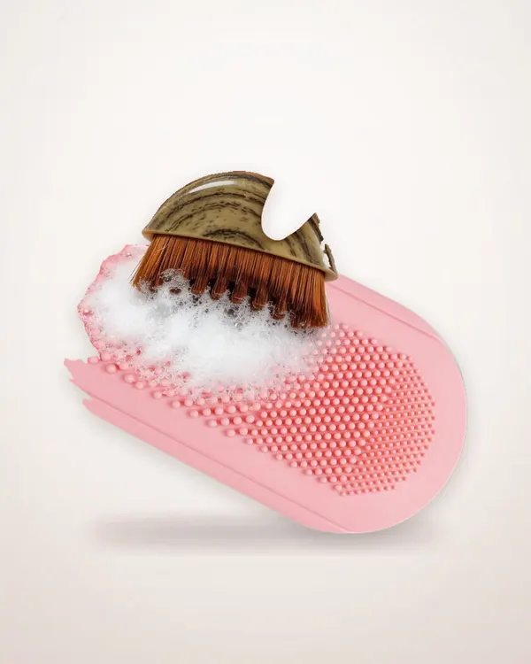 Foldable Silicone Brush Cleaning Mat