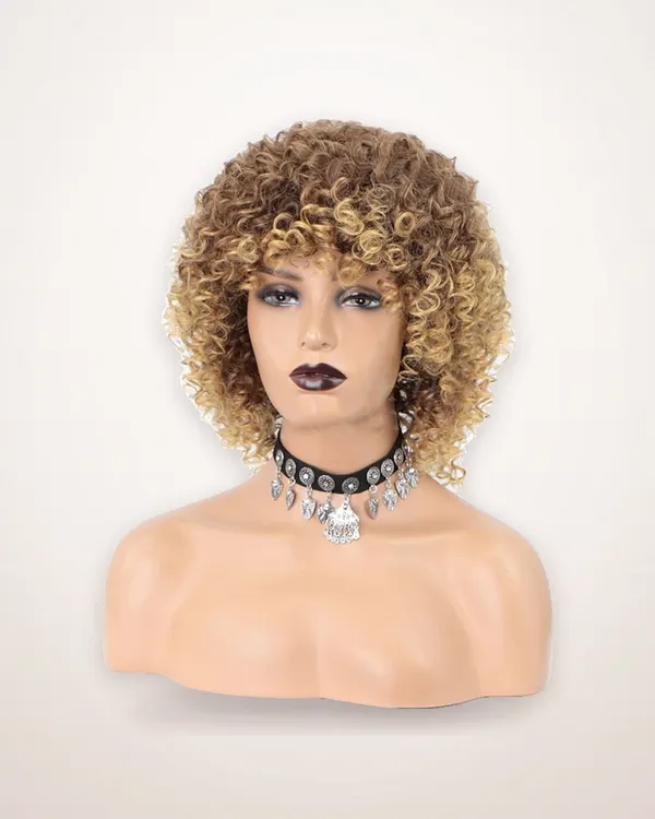 Small Curl Fluffy Synthetic Wig