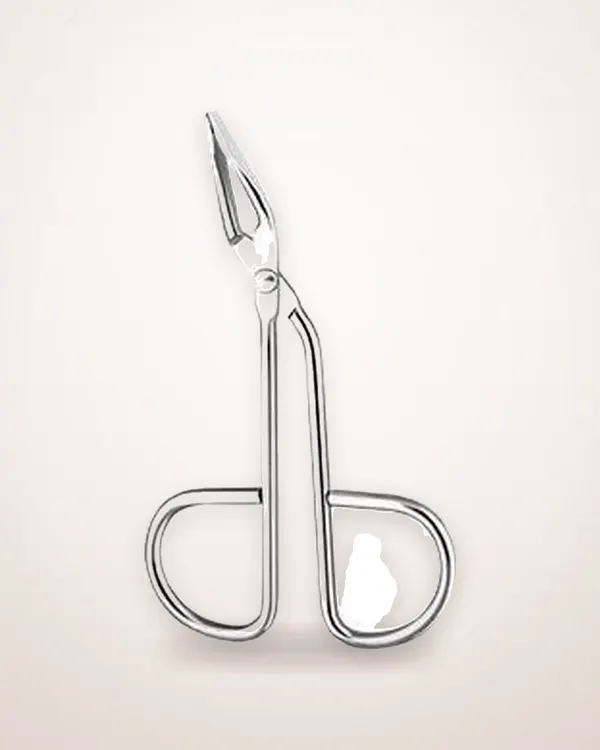 Eyebrow Tweezers with Flat and Slanted Noses