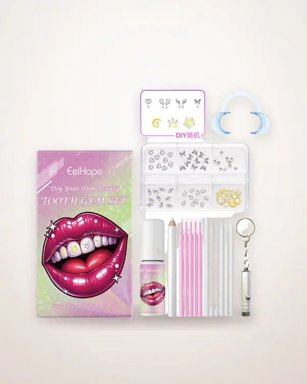 Tooth Gem Kit with UV Curing Lamp